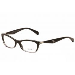 Prada Women's Eyeglasses Swing VPR15P VPR/15P Full Rim Optical Frame - Black Grad. Trans.   ZYY 1O1 - Medium Fit