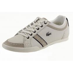 Lacoste Rayford Brogue SRM Off White Sneaker Shoes - White - 11