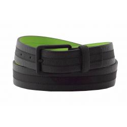 Hugo Boss Men's Tellyn Fashion Perforated Genuine Leather Belt - Black - 38