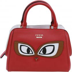 Guess Women's Clare Mini Petite Satchel Handbag - Red - 6H x 8.5W x 4.5D In