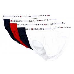 Tommy Hilfiger Men's 4 Pc Classic Cotton Brief Underwear - Red - Large