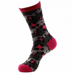 Betsey Johnson Women's Lucky Leopard Casual Socks - Grey - 9 11 Fits Shoe 4 10.5