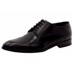 Hugo Boss Men's Dressapp_Derb_Buct Lace Up Loafers Shoes - Black - 8 D(M) US