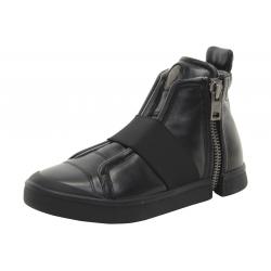 Diesel Men's S Nentish Strap Fashion High Top Sneakers Shoes - Black - 10 D(M) US