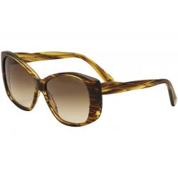 Velvet Eyewear Women's Lucy V012 V/012 Fashion Sunglasses - Yellow - Lens 55 Bridge 15 Temple 135mm
