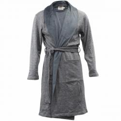 Ugg Men's Robinson Relaxed Fit Fleece Lined Robe - Grey - X Large