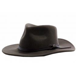 Woolrich Men's 100% Wool Crushable Outback Hat - Khaki - Medium