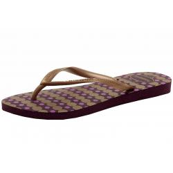 Havaianas Women's Slim Fresh Fashion Flip Flops Sandals Shoes - Purple - 6 B(M) US