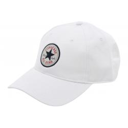 Converse Chuck Taylor Adjustable Cotton Cap Baseball Hat (One Size Fits Most) - White - One Size