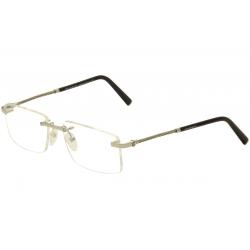 Charriol Men's Eyeglasses PC7504 PC/7504 Rimless Optical Frame - Silver - Lens 56 Bridge 18 Temple 140mm