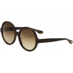 Velvet Eyewear Women's Liz V002BK05 Fashion Round Sunglasses - Brown - Lens 56 Bridge 18 Temple 140mm