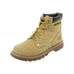 Caterpillar Men's Second Shift Slip Resistant Work Boots Shoes - Honey - 9 D(M) US
