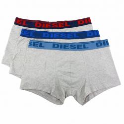 Diesel The Seasonal Men's 3 Pc Shawn Boxers Trunks Underwear - Grey - Small