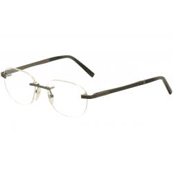 Charriol Men's Eyeglasses PC7488 PC/7488 Rimless Optical Frame - Grey - Lens 51 Bridge 18 Temple 140mm