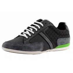 Hugo Boss Men's Spacit Graphic Sneakers Shoes - Charcoal   010 - 13