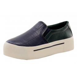 Donna Karan DKNY Women's Bess Platform Fashion Sneakers Shoes - Blue - 10