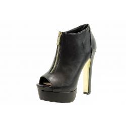 Betsey Johnson Women's Boldd Fashion Peep Toe Shoes - Black - 7.5 B(M) US