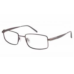 Charmant Men's Eyeglasses TI11428 TI/11428 Titanium Full Rim Optical Frame - Gray   GR - Lens 54 Bridge 19 Temple 140mm