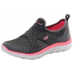 Skechers Women's Flex Appeal 2.0 New Image Air Cooled Memory Foam Sneakers Shoes - Grey - 6 B(M) US