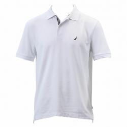 Nautica Men's Anchor Performance Deck Solid Short Sleeve Polo Shirt - White - Large
