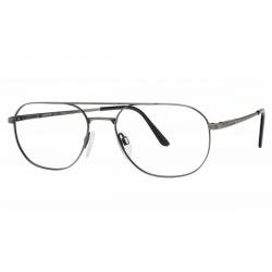 Aristar by Charmant Men's Eyeglasses AR6714 AR/6714 Full Rim Optical Frame - Grey - Lens 54 Bridge 17 Temple 140mm
