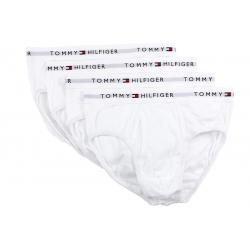 Tommy Hilfiger Men's 4 Pc Classic Cotton Brief Underwear - White - Medium