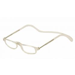 Clic Reader Eyeglasses City Readers Full Rim Magnetic Reading Glasses - Clear - Power +1.50
