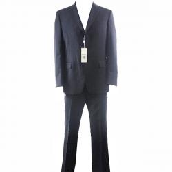 Gianfranco Ferrre Suit Men's 3 buttons Black Wool 2 Back Vent - Black - US 50 EU 60