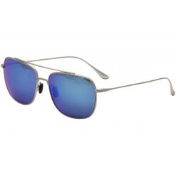 Vuarnet Men's Rectangle Swing VL1612 VL/1612 Titanium Polarized Sunglasses - Silver