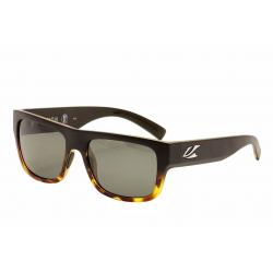 Kaenon Polarized Montecito Fashion Sunglasses - Black Tortoise/Grey G12 Polar - Lens 55 Bridge 19 Temple 138mm