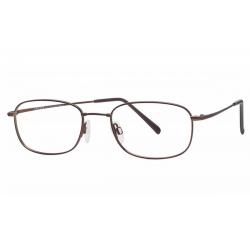 Aristar by Charmant Men's Eyeglasses AR6020 AR/6020 Full Rim Optical Frame - Brown   035 - Lens 55 Bridge 19 Temple 145mm