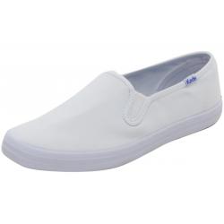 Keds Women's Champion Slip On Loafers Shoes - White Canvas - 9 B(M) US
