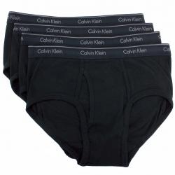 Calvin Klein Men's 4 Pc Classic Cotton Briefs Underwear - Black - X Large