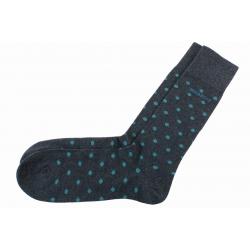 Hugo Boss Men's RS Design Polka Dot Fashion Socks Sz: 7 13 (One Size) - Charcoal   012 - One Size