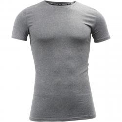 Superdry Men's Gym Basic Sport Runner Crew Neck Short Sleeve T Shirt - Grey - Large