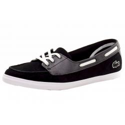 Lacoste Women's Ziane Deck 116 1 Slip On Boat Shoes - Black - 8
