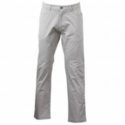 Calvin Klein Men's Slim Fit 4 Pocket Sateen Flat Front Pant - Beige - 38W x 32L