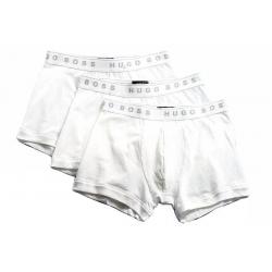 Hugo Boss Men's 3 Pack Cotton BM Boxer Brief Underwear - White - Classic Fit