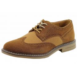 Izod Men's Carey 2 630023 Fashion Oxford Shoes - Rust Canvas/Suede - 8.5