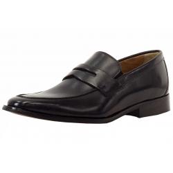Florsheim Men's Sabato Penny Slip On Loafers Shoes - Black - 10 D(M) US