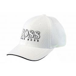 Hugo Boss Men's Cap US Strapback Baseball Cap Hat (One Size Fits Most) - White