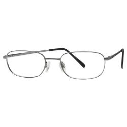 Aristar By Charmant Men's Eyeglasses AR6750 AR/6750 Full Rim Optical Frame - Grey   005 - Lens 54 Bridge 18 Temple 145mm
