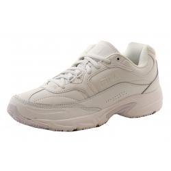 Fila Men's Memory Workshift Non Skid Slip Resistant Training Sneakers Shoes - White - 10.5