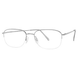 Aristar By Charmant Men's Eyeglasses AR6724 AR/6724 Half Rim Optical Frame - Grey - Lens 56 Bridge 18 Temple 145mm