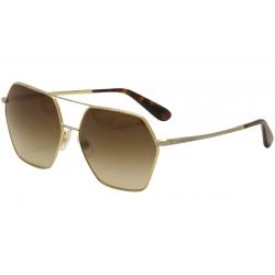 Dolce & Gabbana Men's D&G DG2157 DG/2157 Sunglasses - Gold - Lens 59 Bridge 13 Temple 140mm