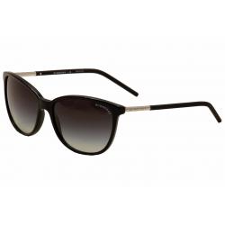 Burberry Women's BE4180 BE/4180 Cat Eye Sunglasses - Black - Lens 57 Bridge 16 B 45.5 ED 63.2 Temple 140mm