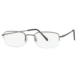 Aristar By Charmant Men's Eyeglasses AR6752 AR/6752 Half Rim Optical Frame - Green - Lens 52 Bridge 18 Temple 145mm