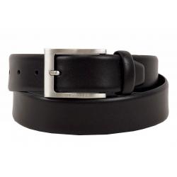 Hugo Boss Men's Seer Fashion Leather Belt - Black - 36