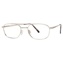 Aristar By Charmant Men's Eyeglasses AR6727 AR/6727 Full Rim Optical Frame - Gold - Lens 54 Bridge 18 Temple 145mm