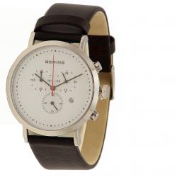 Bering Men s 10540 404 Classic Black Chronograph Analog Watch